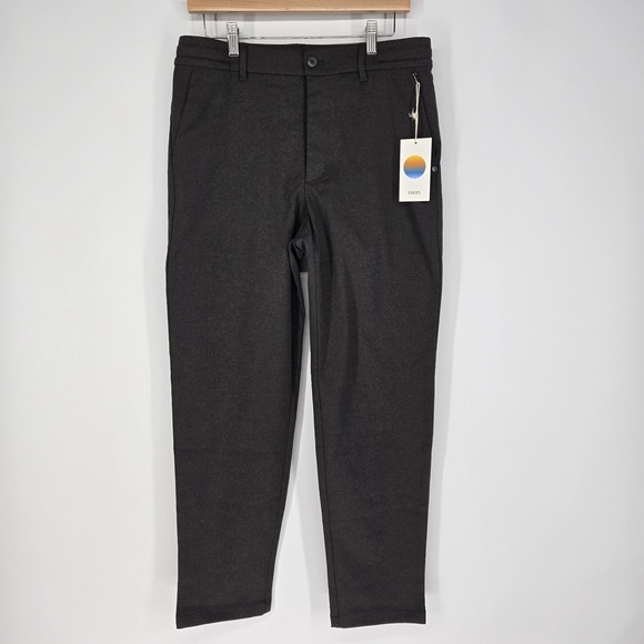 Vuori Other - Vuori Mens Zurich Elastic Waist Trouser Dark Pewter Heather Pants Medium M V481